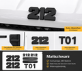 Emblem Kappen Mattschwarz